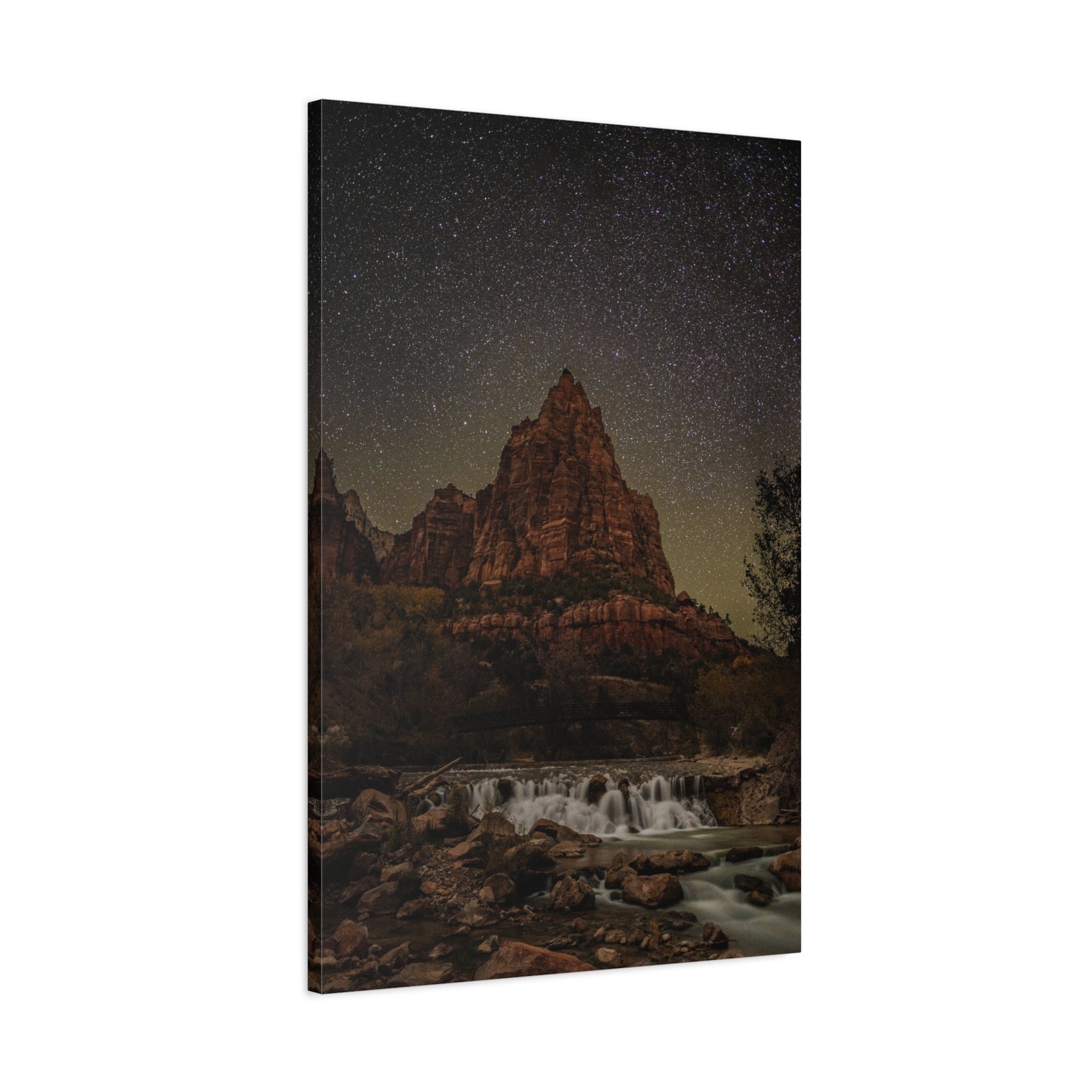 canvas-wall-art-zion-national-park-mountain-nature-landscape-starry-night-canvas-print-living-room-decor-rustic-decor