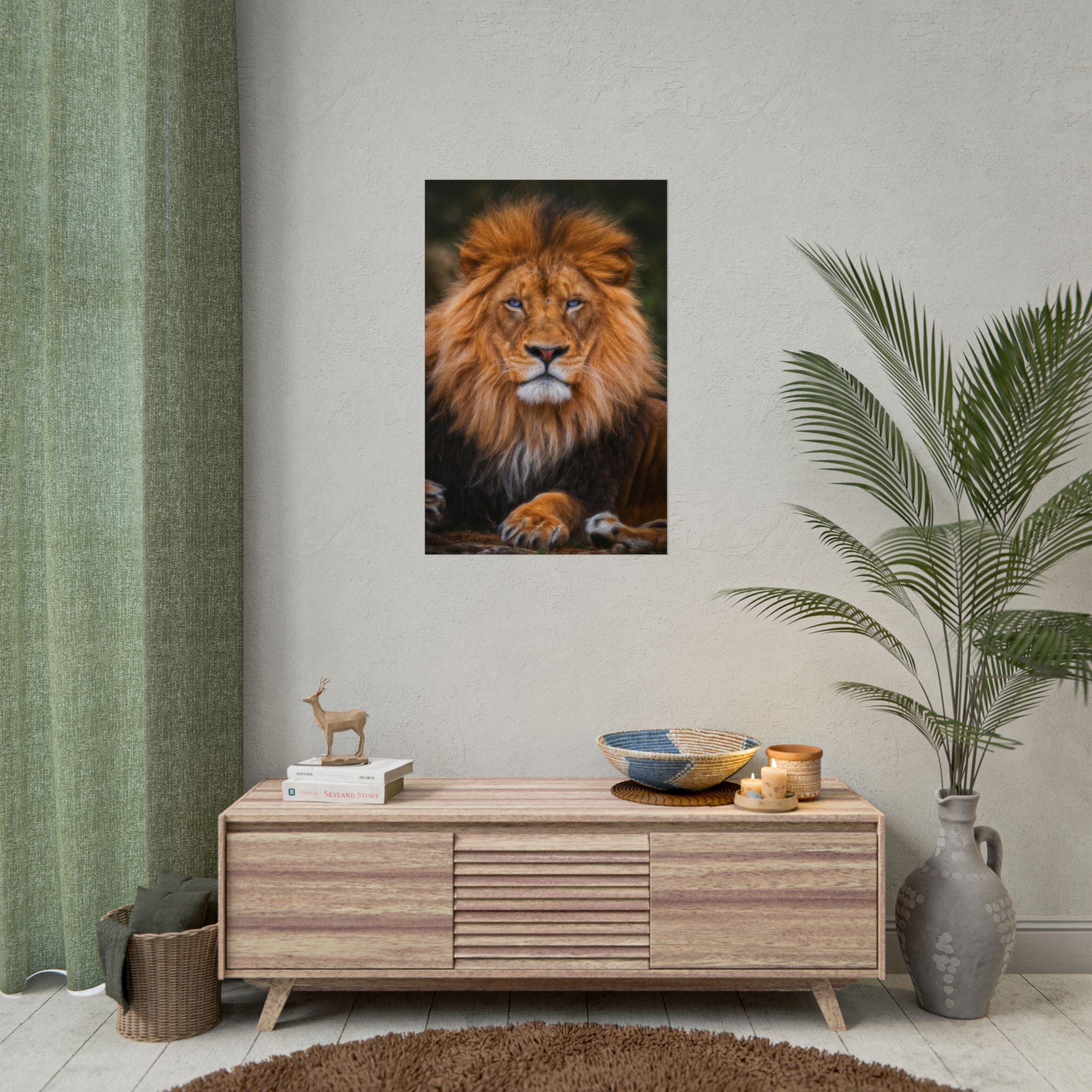 blue-eyed-lion-poster-wall-art-wildlife-home-decor-animal-lover-gift-safari-decoration-wildlife-art-print-lion-wall-decor