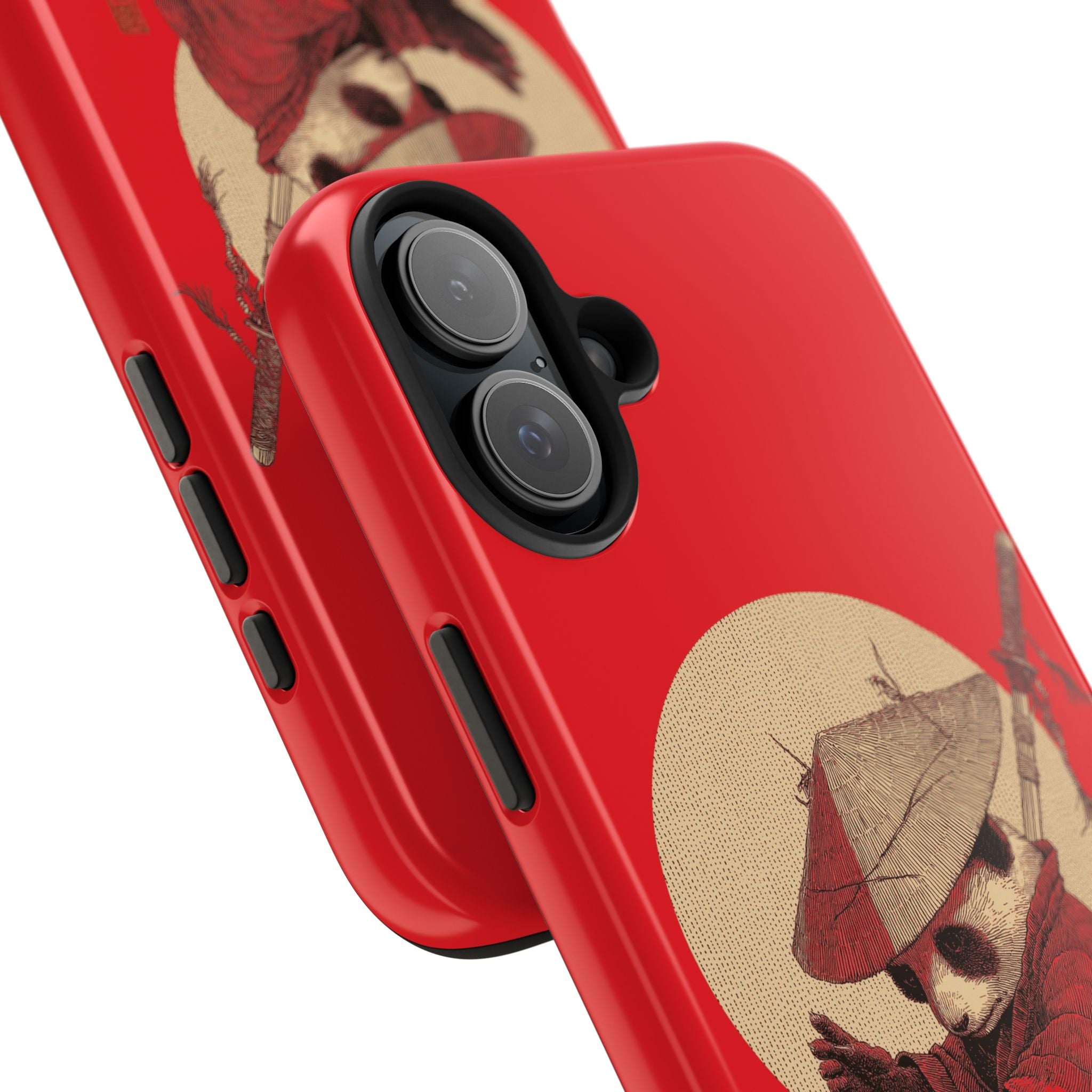 japanese-samurai-panda-iphone-tough-case-kawaii-animal-phone-cover-protective-phone-cover-japandi-art-iphone-case