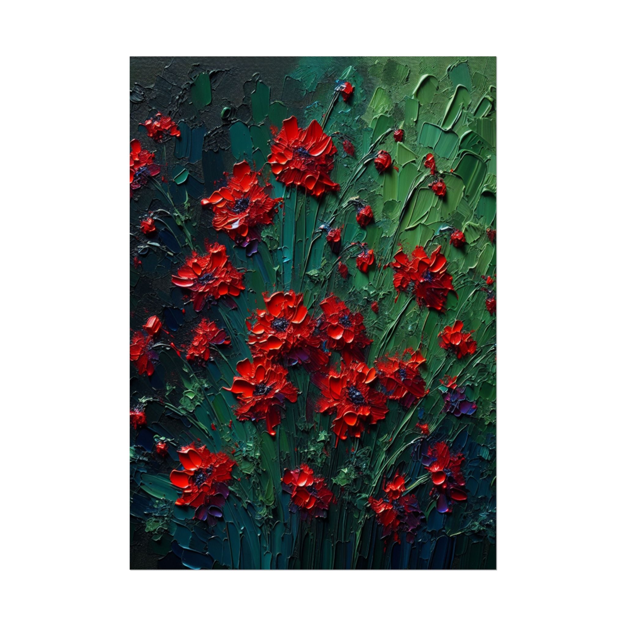 red-wildflowers-poster-print-impasto-oil-painting-look-stretched-wall-art-home-decor-floral-print-gift-for-nature-lover