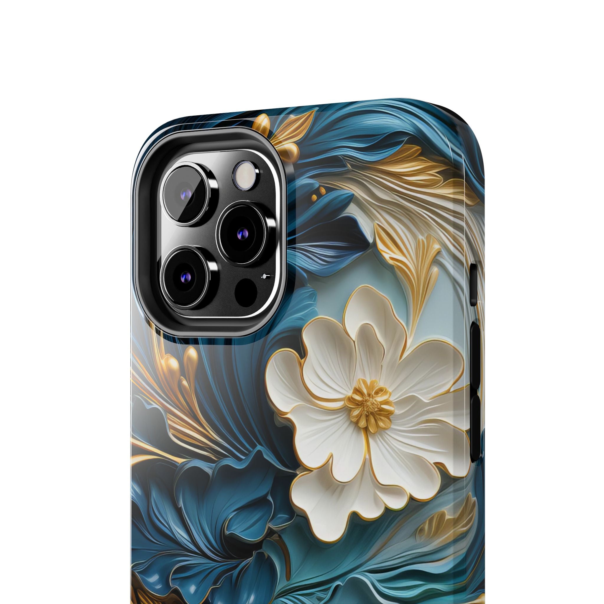 textured-art-nouveau-floral-tough-phone-case-cottagecore-iphone-case-unique-floral-phone-cover-vintage-style-iphone-case-prot