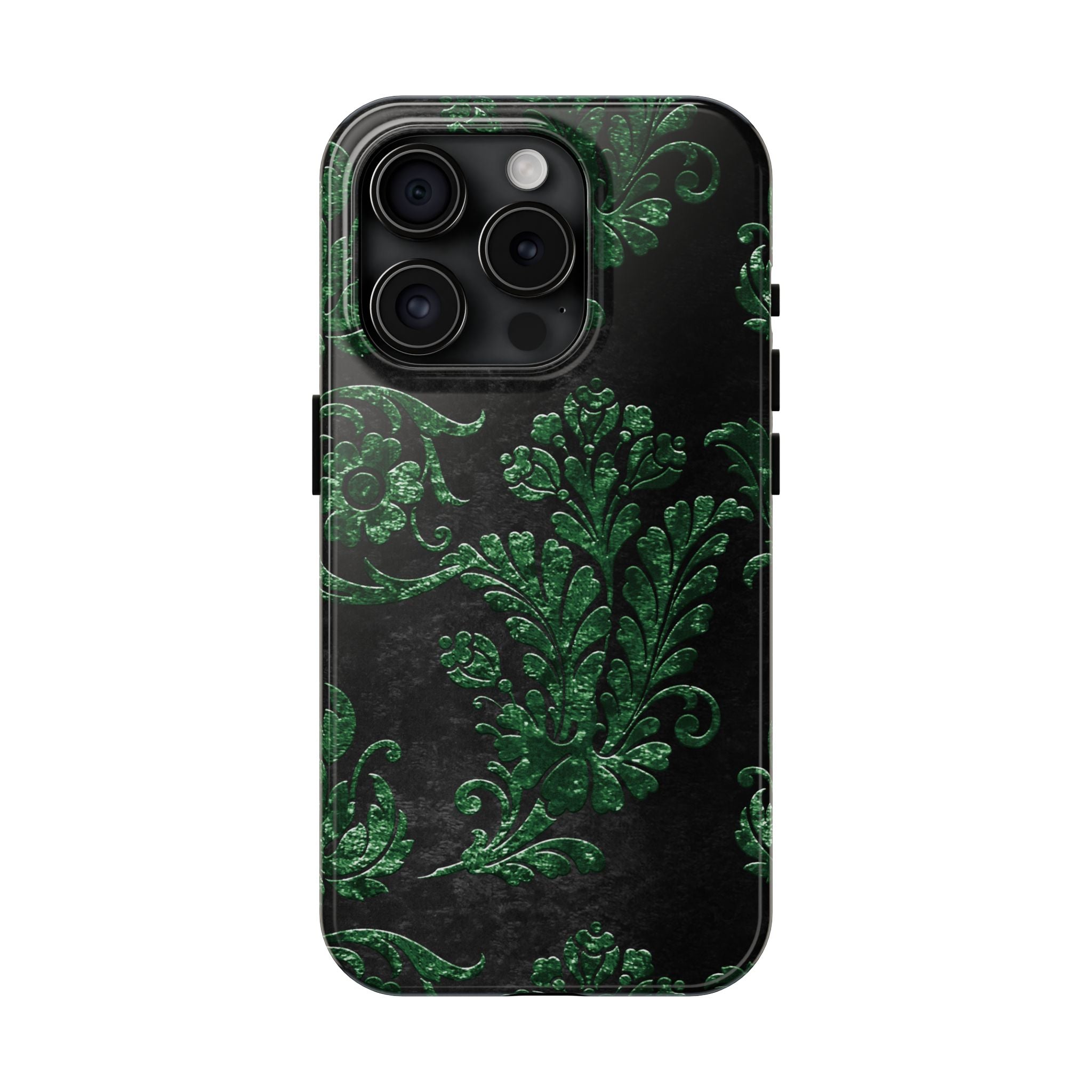 embossed-emerald-velvet-tough-iphone-case-protective-iphone-cover-heavy-duty-iphone-case-rugged-phone-case-durable-smartphone