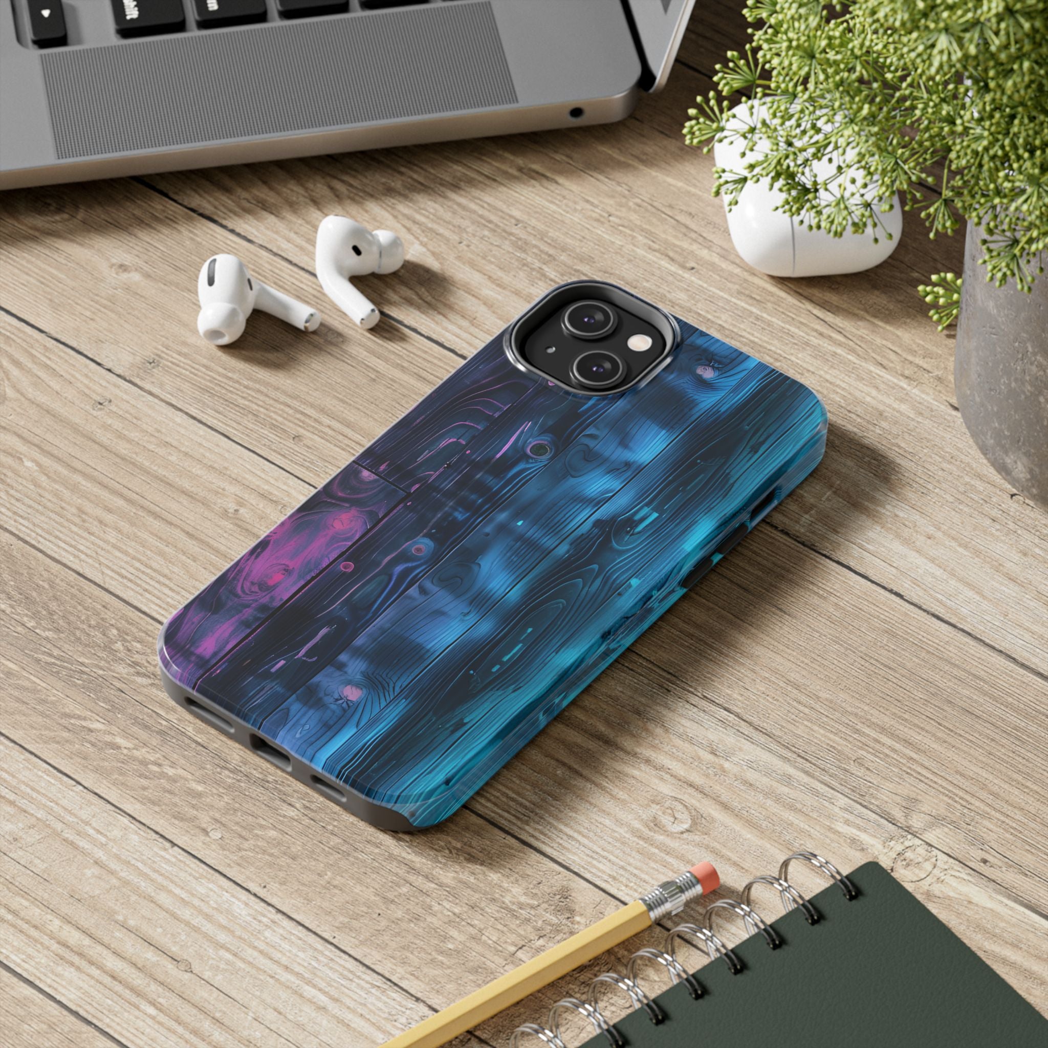 disco-neon-tough-iphone-cases-wood-grain-texture-iphone-case-cover-protective-iphone-shell-unique-iphone-accessories-iphone-1