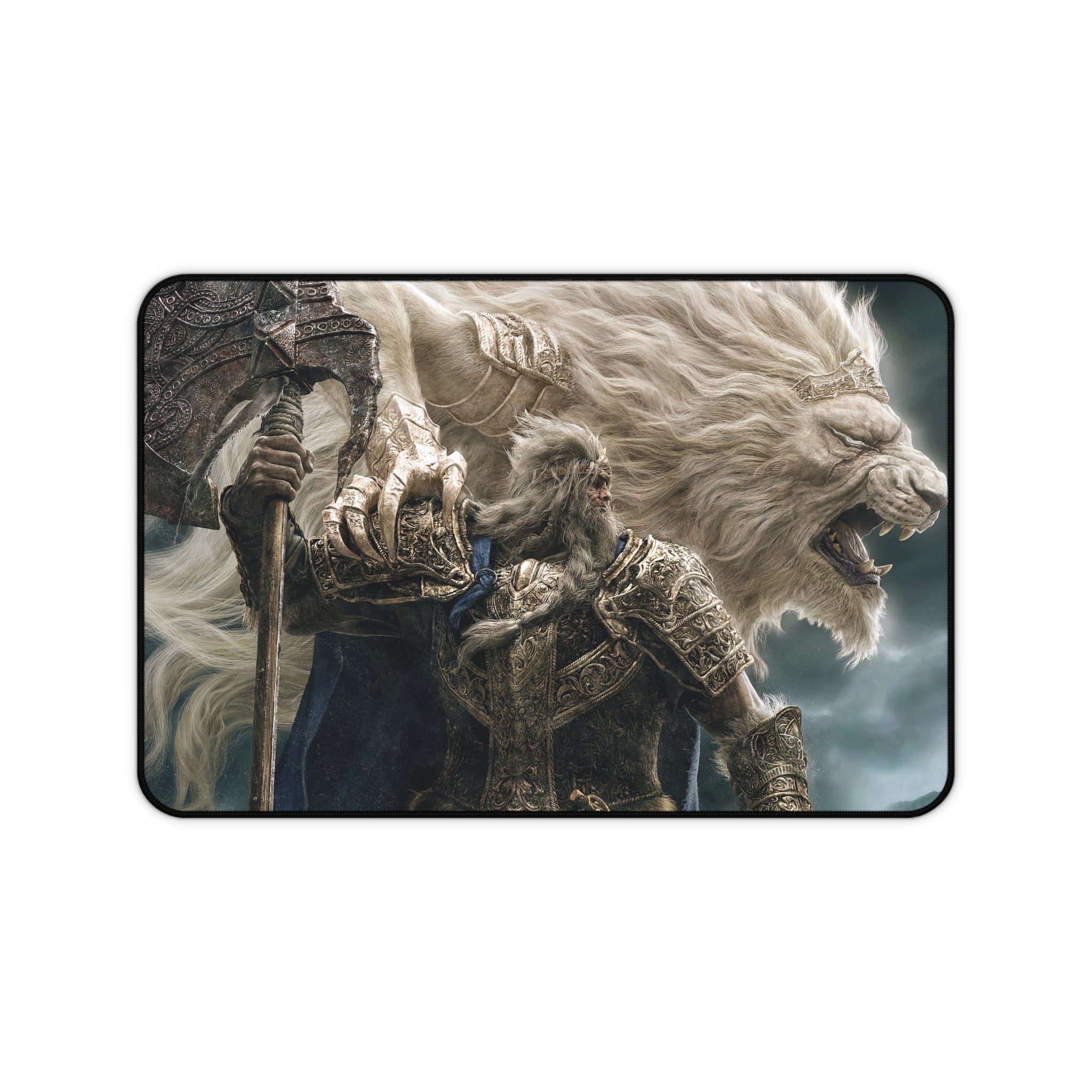 elden-ring-white-lion-mouse-pad-xl-gaming-desk-pad-shadow-of-the-erdtree-medival-armor-gamer-setup-d