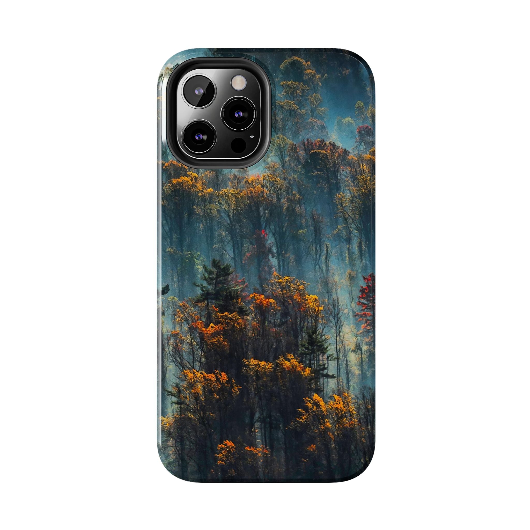 iphone-tough-case-misty-forrest-foggy-fall-iphone-covers-protective-smartphone-cover-nature-lover-gift-adventure-accessory