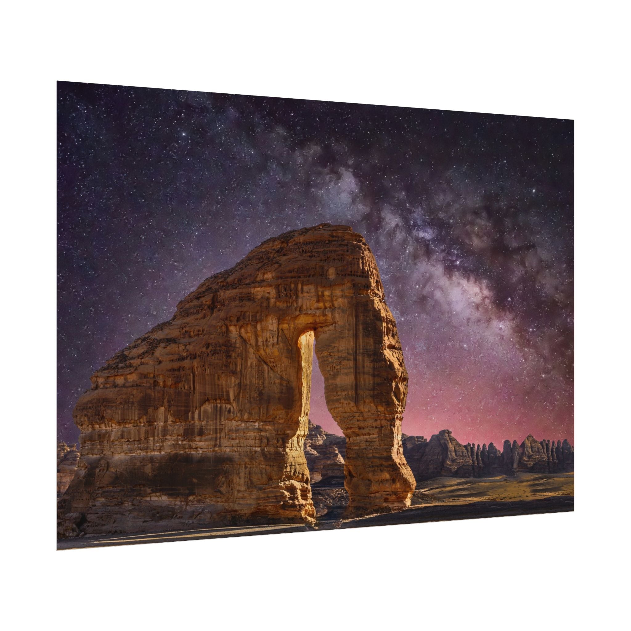 desert-landscape-poster-print-milky-way-poster-wall-art-milky-way-decor-artwork-unique-home-decor-starry-night-picture