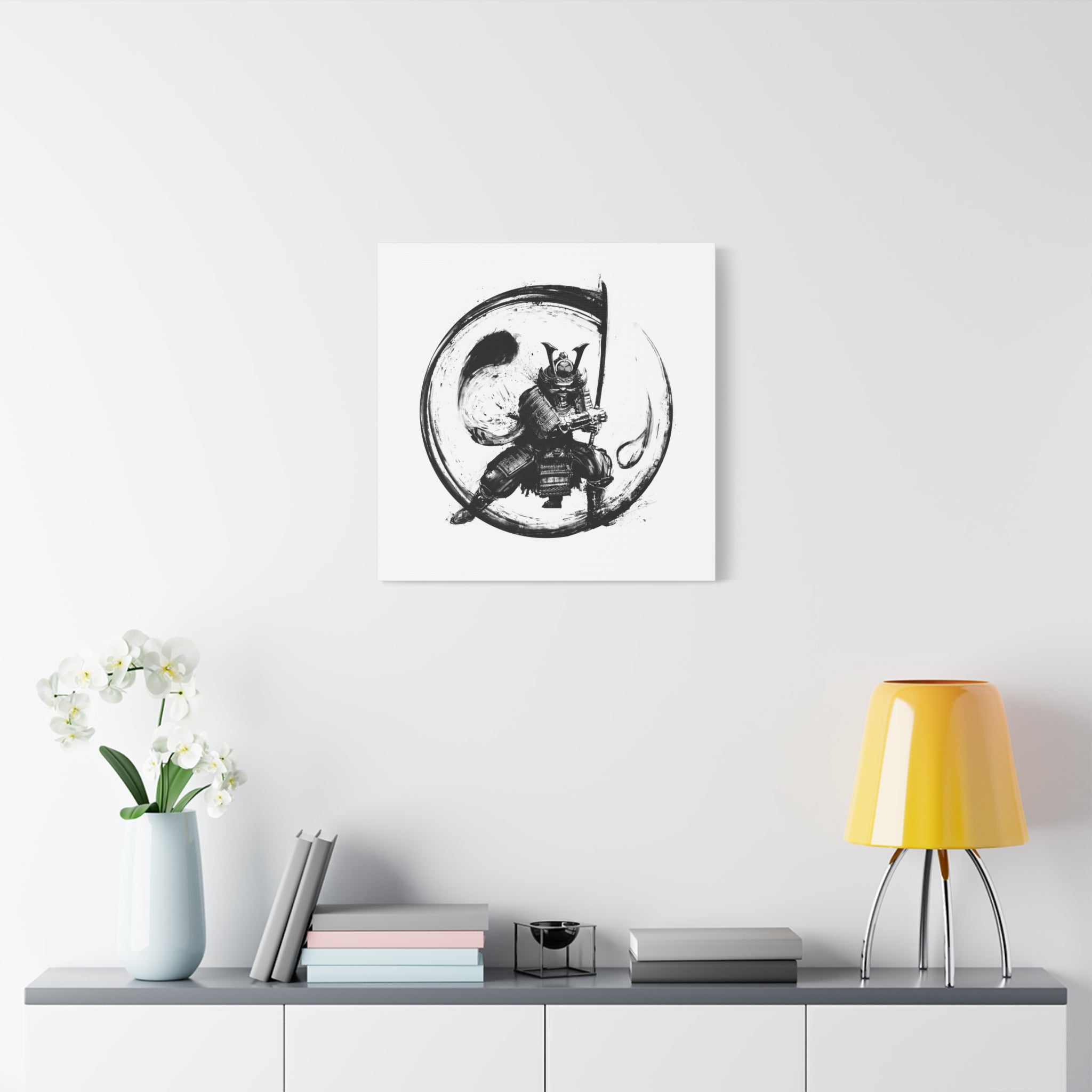 canvas-wall-art-japanese-samurai-ying-yang-katana-oni-mask-black-and-white-home-decor-zen-wall-hanging-asian-art-samurai-swor