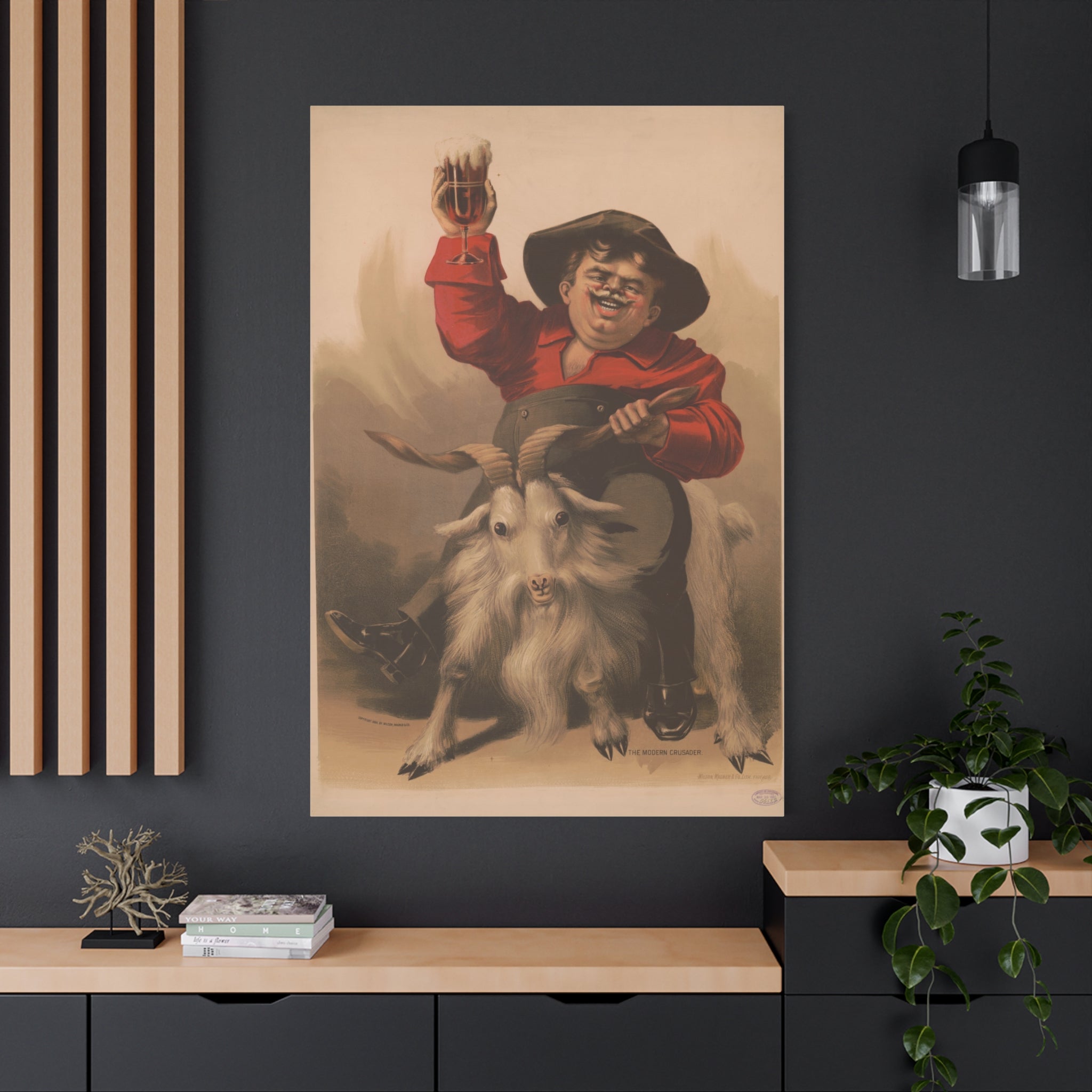 canvas-print-modern-crusader-beer-wall-art-bar-decor-living-room-decor-alcohol-gift-matte-canvas-print