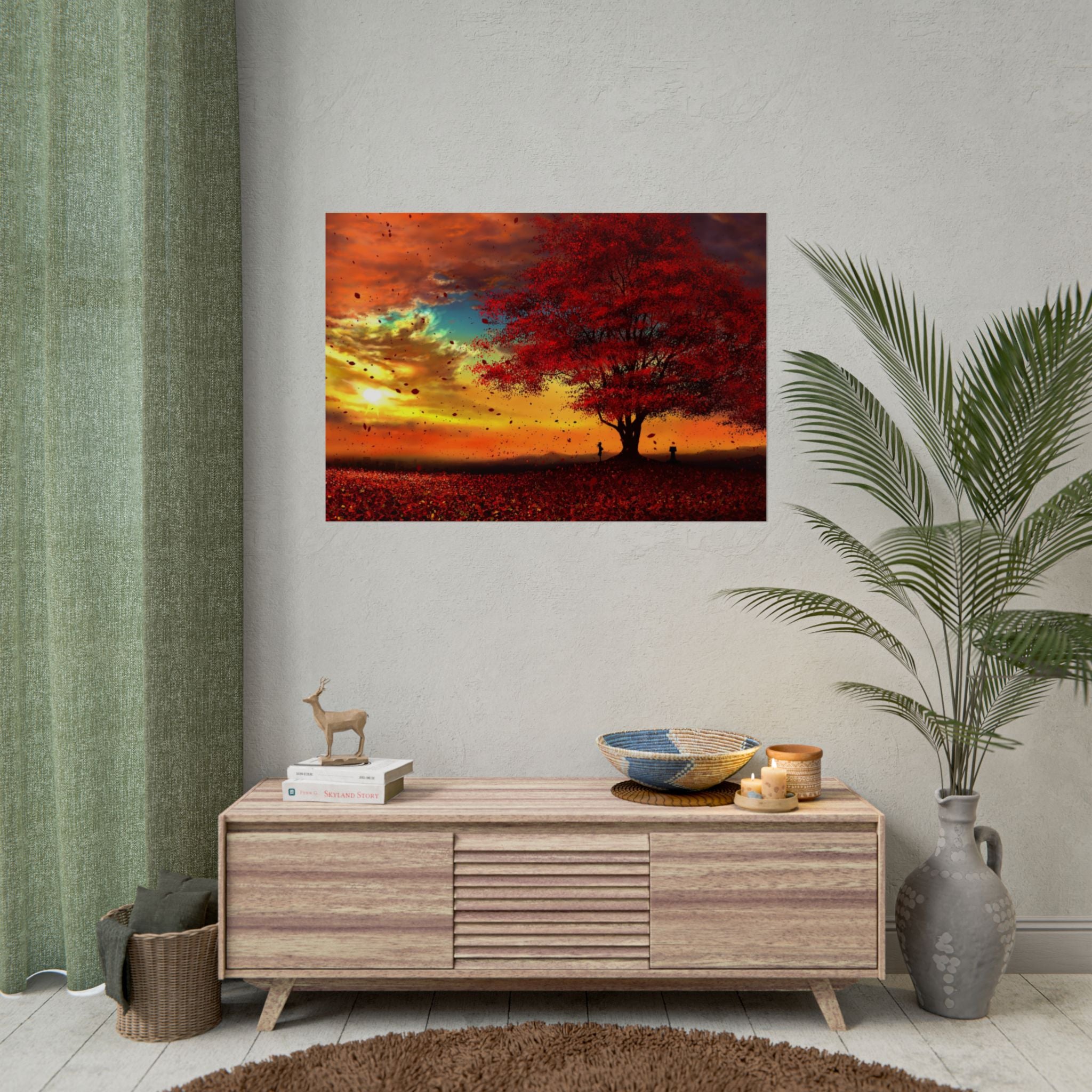 sunset-scenery-autumn-poster-print-wall-art-decor-home-decoration-nature-artwork-gift-idea-wall-hanging