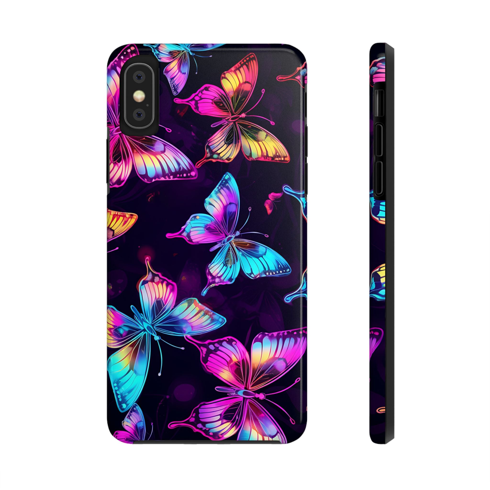 neon-glitter-butterfly-tough-phone-case-iphone-cover-protective-phone-case-sparkly-cellphone-case-glittery-phone-cover-tough-