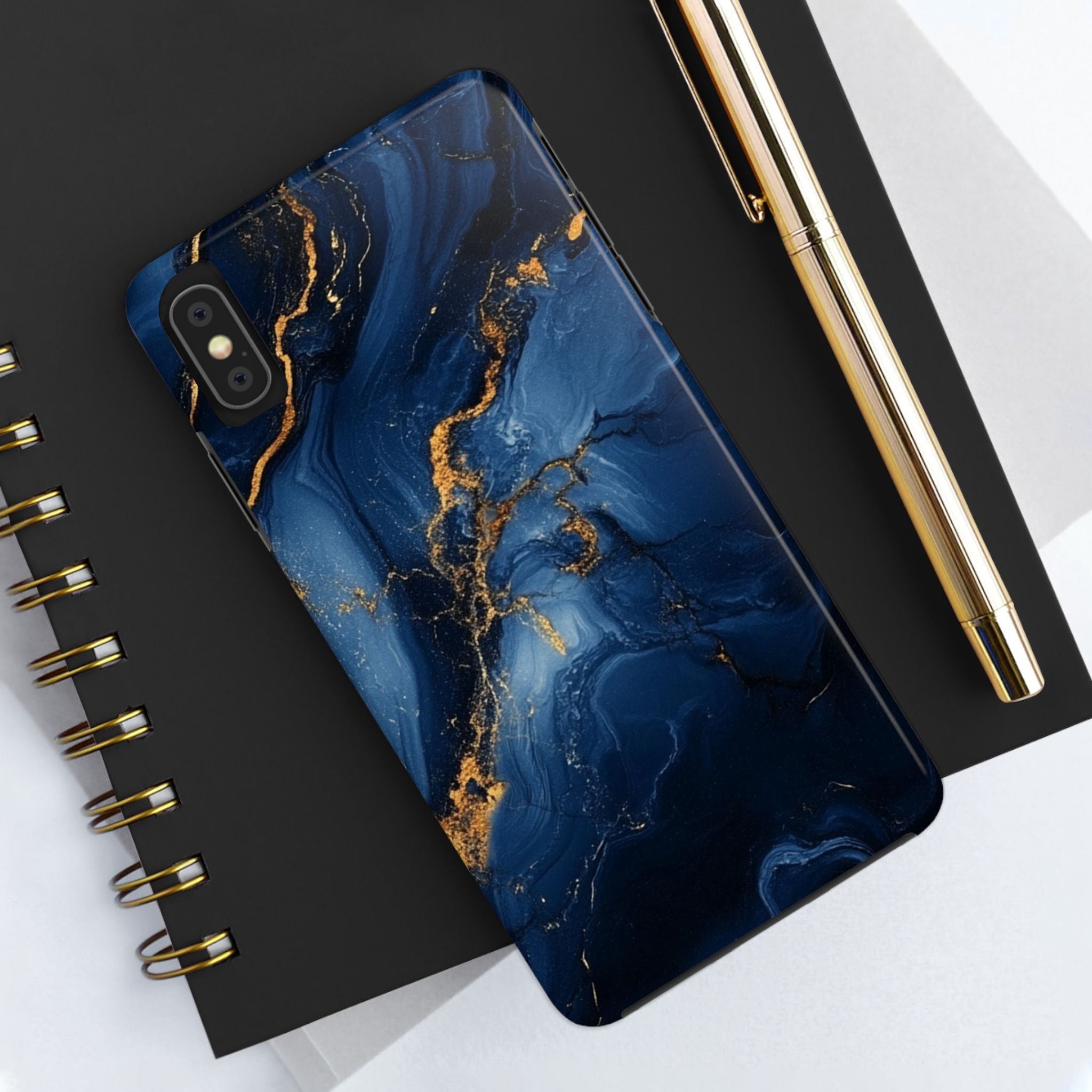 blue-gold-marble-iphone-tough-case-elegant-minimalist-protective-cover-stylish-phone-shell-hard-shell-iphone-case-trendy-acce
