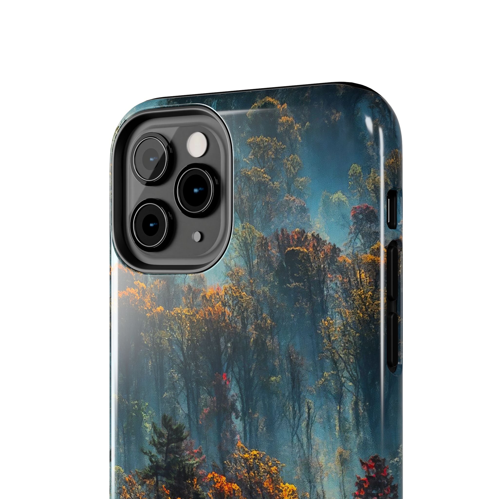 iphone-tough-case-misty-forrest-foggy-fall-iphone-covers-protective-smartphone-cover-nature-lover-gift-adventure-accessory