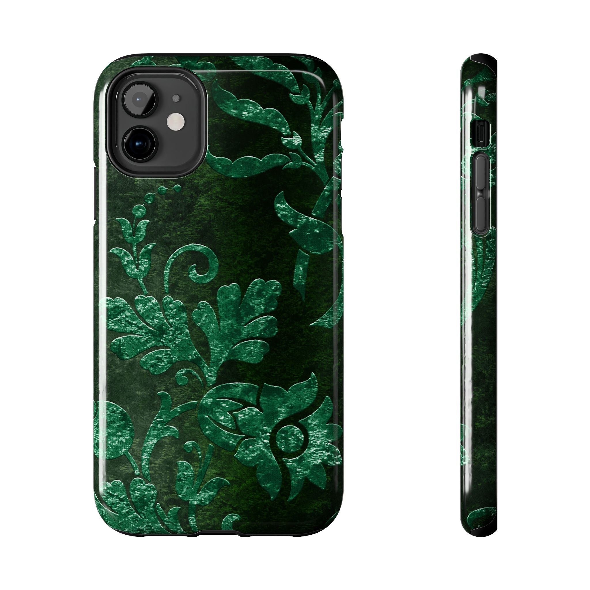 embossed-emerald-velvet-tough-phone-case-protective-iphone-cover-heavy-duty-phone-case-rugged-phone-case-durable-smartphone-c