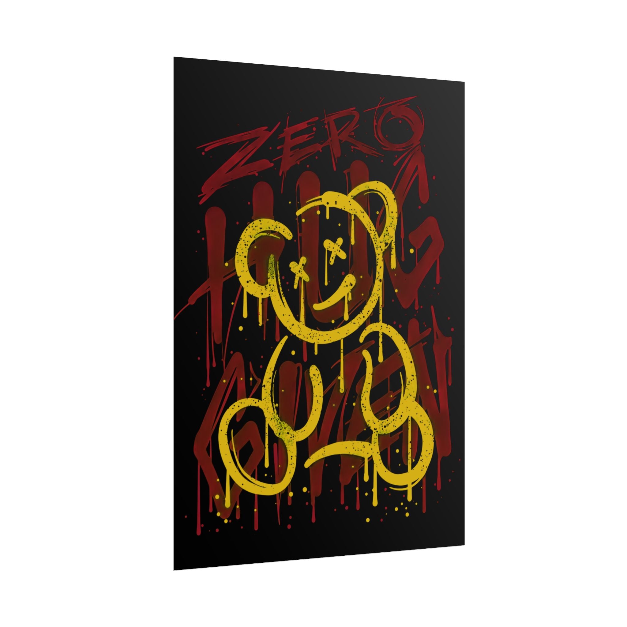 zero-hug-given-poster-print-teddy-bear-print-graffiti-wall-art-fun-wall-art-moody-wall-art-emotional-wall-decor