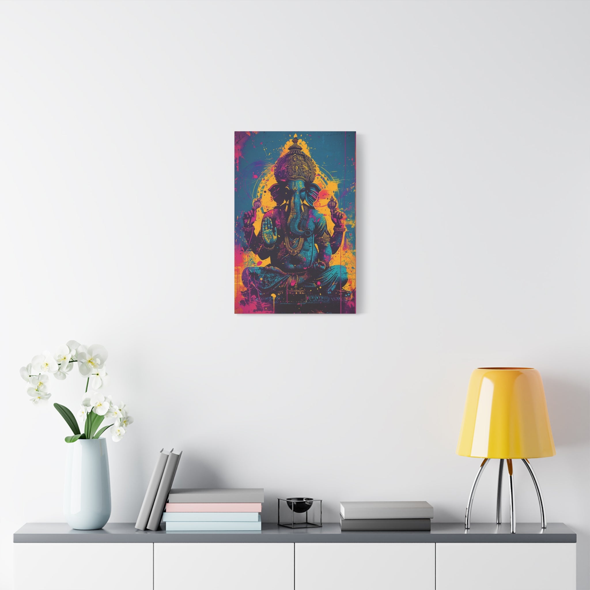 colorful-ganesha-canvas-print-wall-art-decor-spiritual-home-decor-indian-elephant-deity-art-hindu-god-painting-ethnic-wall-ha