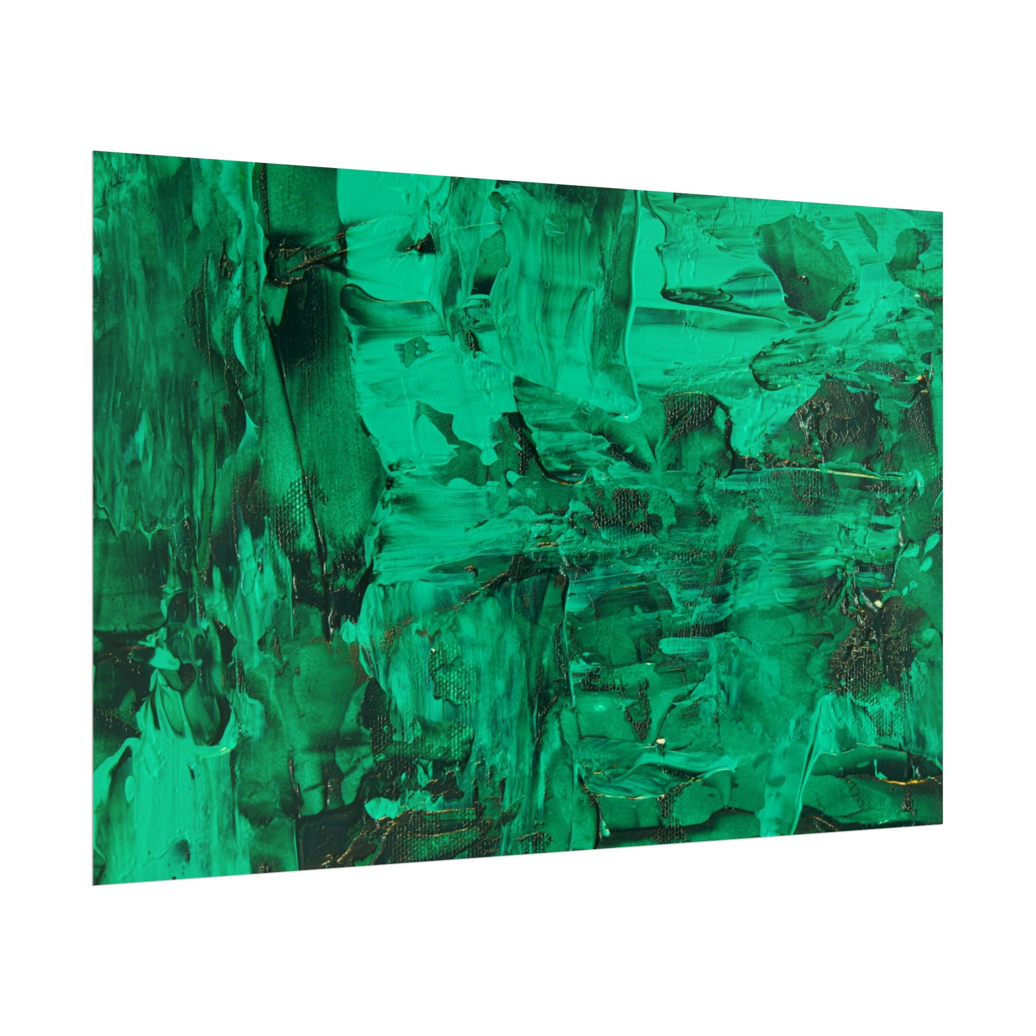 Abstract Green Poster Wall Art, Home Decor, Office Decor, Green Canvas Bedroom, Green Poster Print, Modern Art, Green Wall Decor