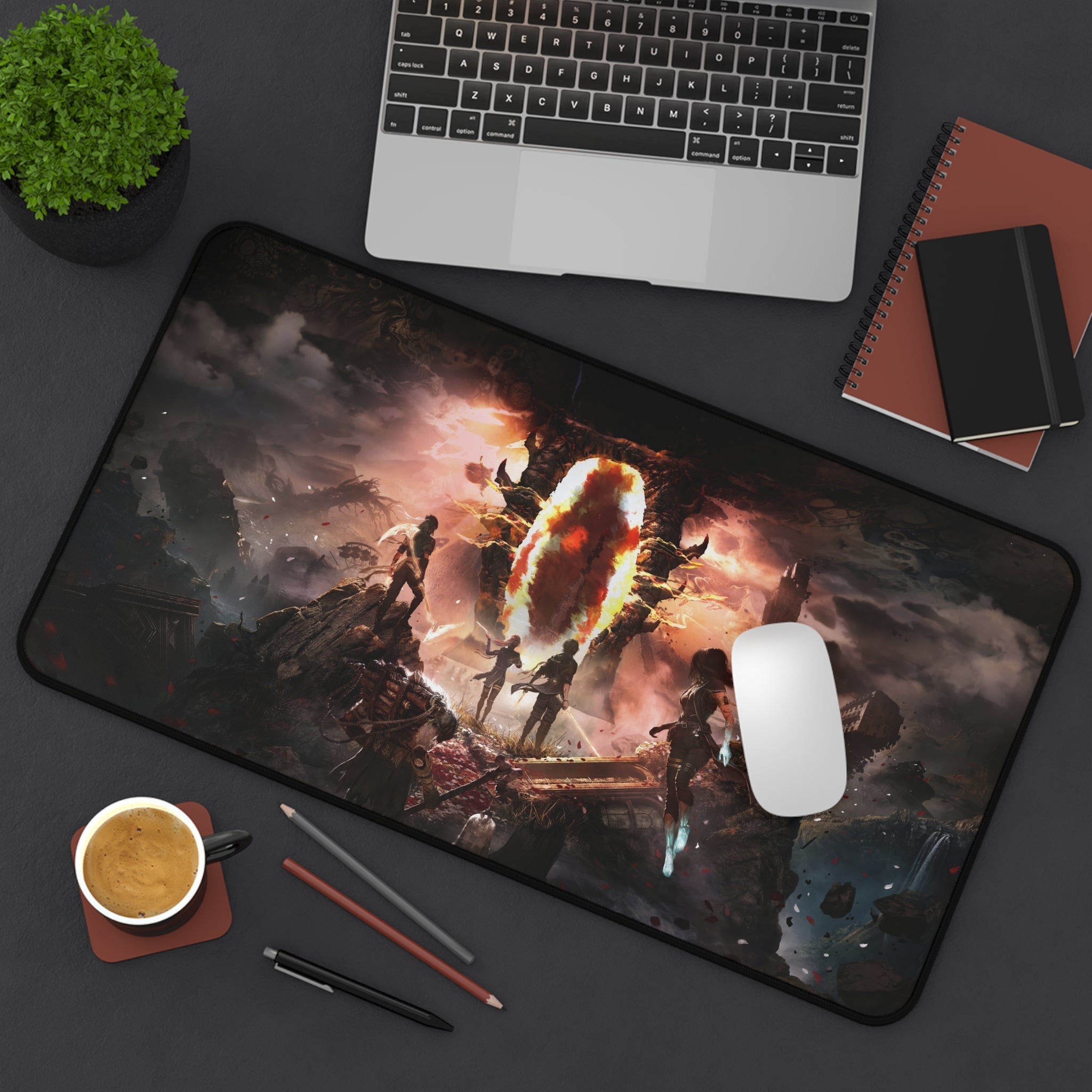 Clair Obscur Expedition 33 Gaming Mouse Pad - XL Desk Mat & Extended Desk Pad - Gustave Art - Fantasy RPG Gamer Setup