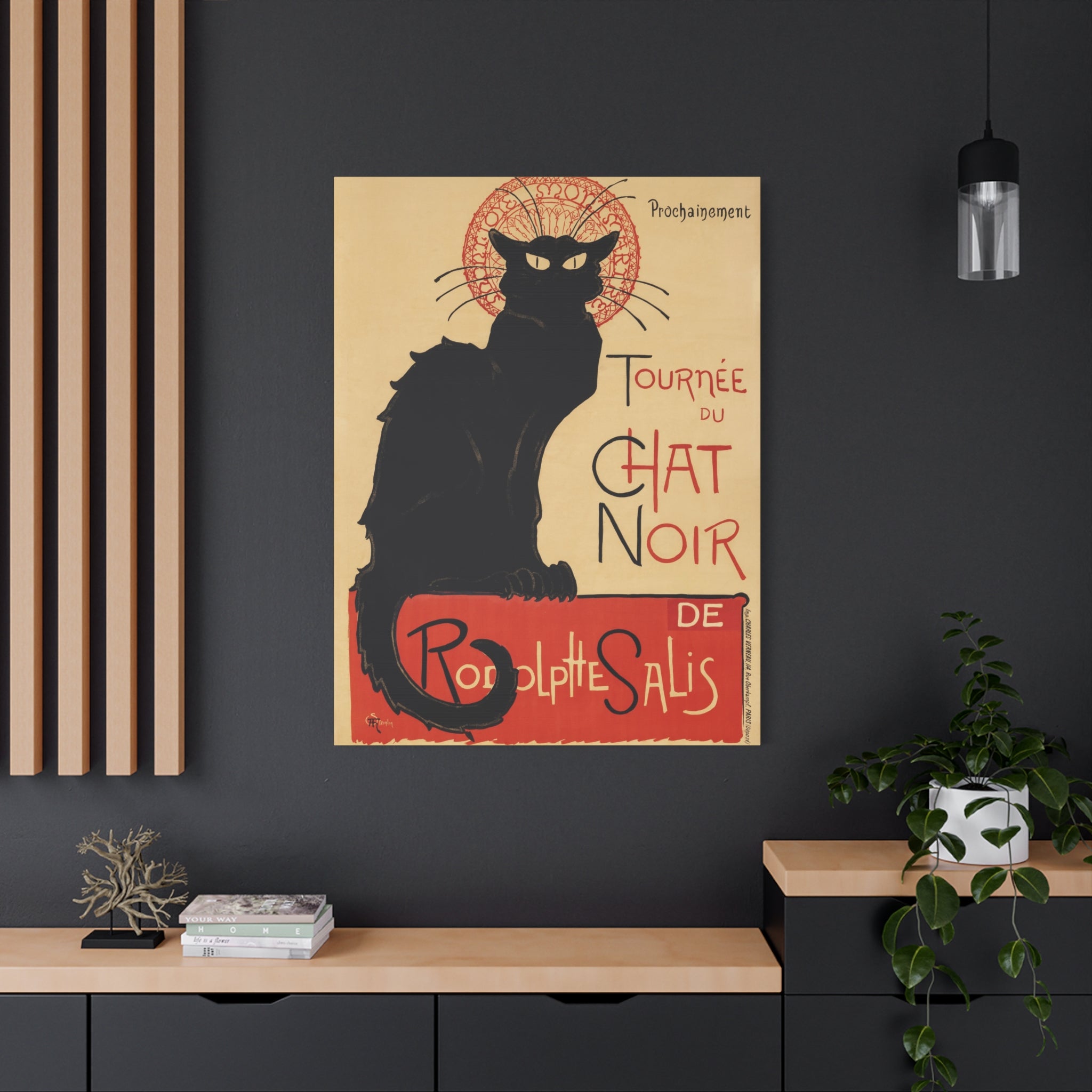 canvas-print-tournee-du-chat-noir-wall-art-matte-canvas-stretched-home-decor-living-room-theophile-steinlen-art-cat