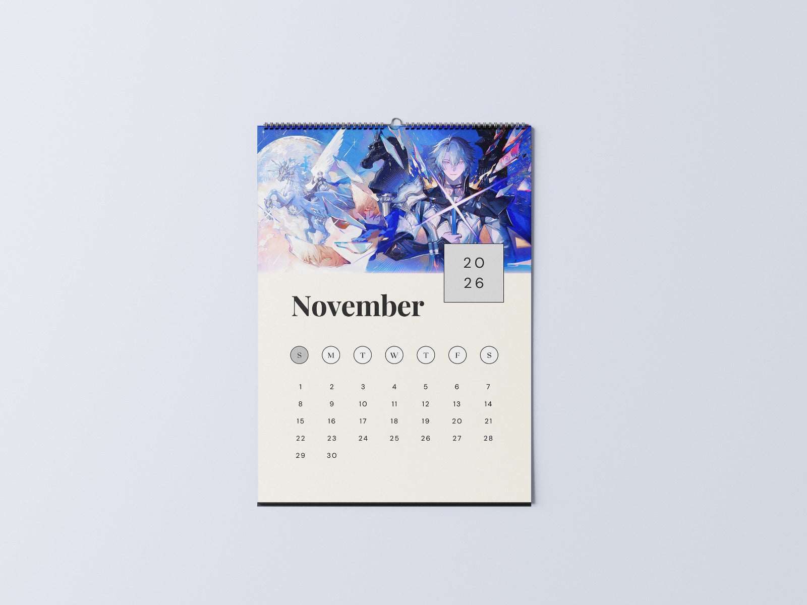 Honkai Star Rail Wall Calendar, Gaming Wall Calendar, 2026 Calendar