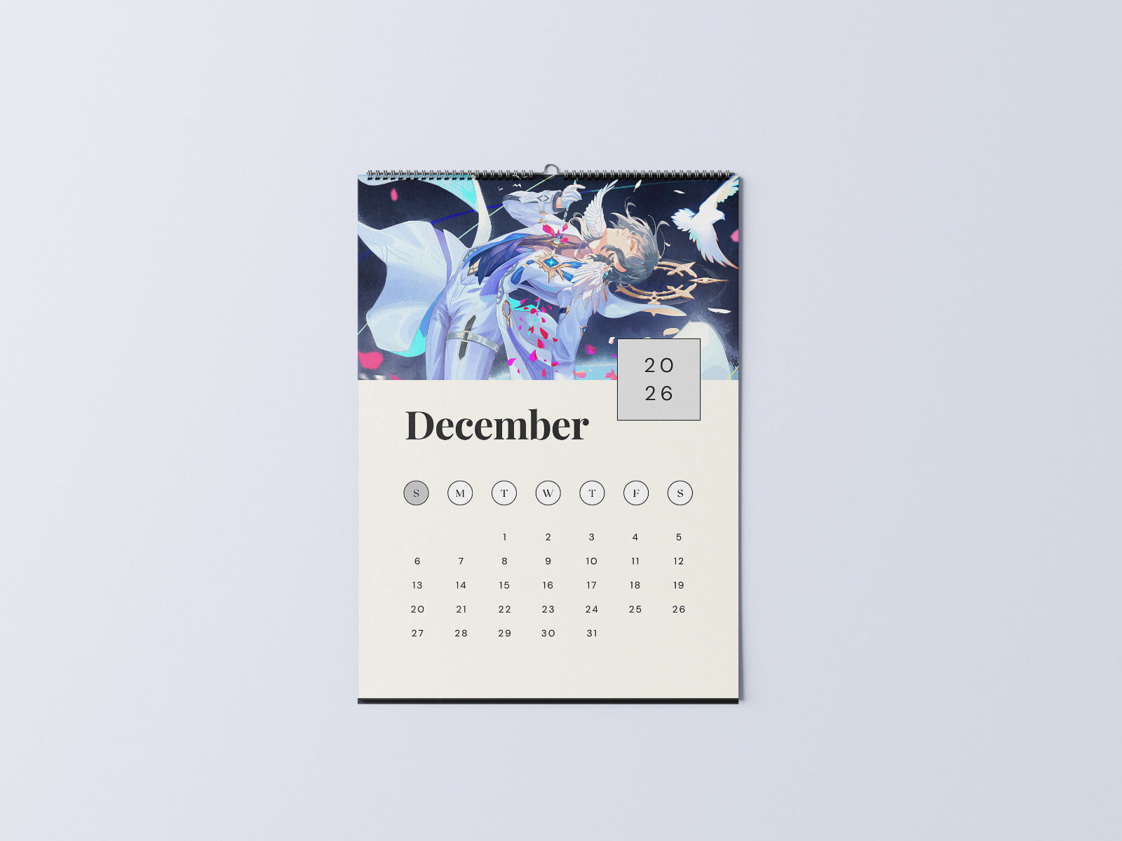 Honkai Star Rail Wall Calendar, Gaming Wall Calendar, 2026 Calendar