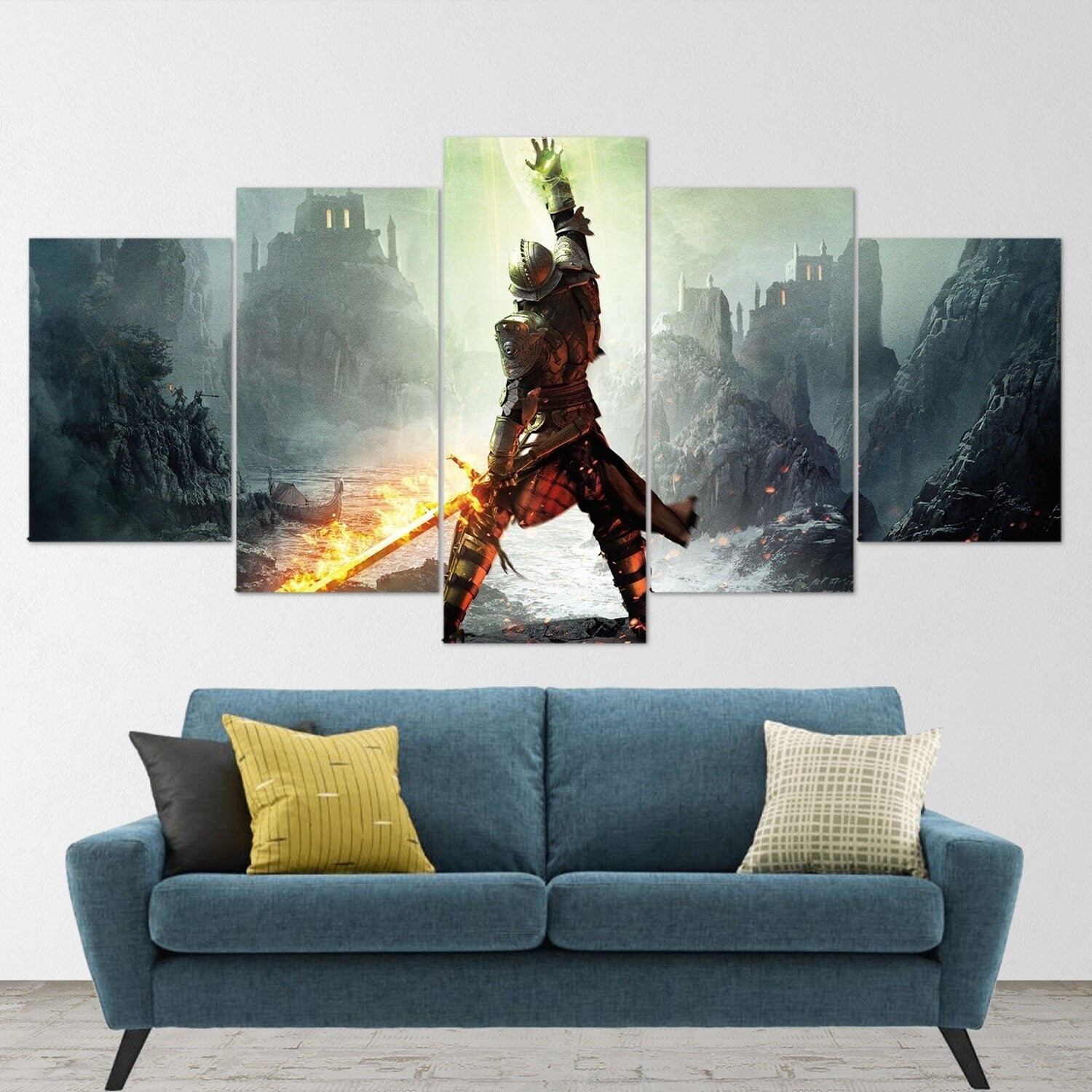 dragon-age-inquisitions-5-piece-canvas-wall-art-dragon-age-origins-dragon-age-wall-art-dragon-age-poster-dragon-age-2-5-panel
