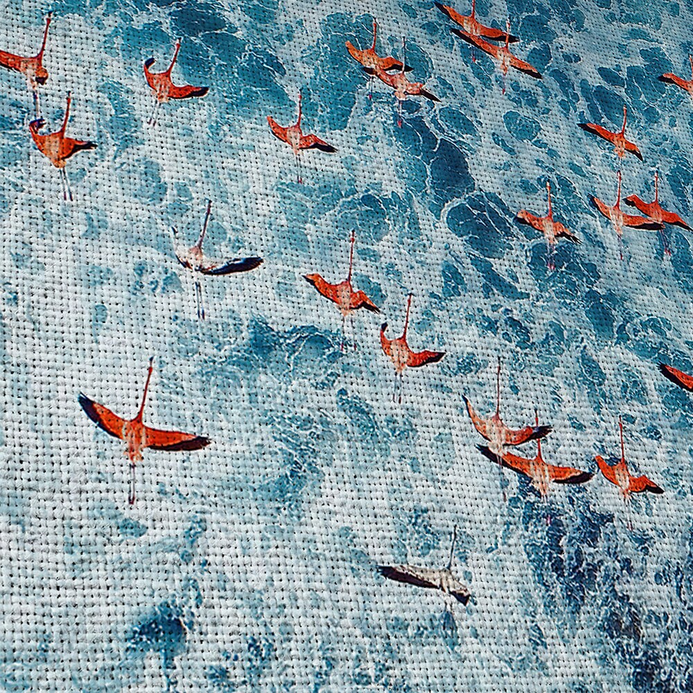 pink-flamingo-flying-ocean-scenery-aerial-wiew-5-piece-canvas-extra-large-wall-art-flamingo-wallpaper-poster-art-5-piece-5-pa