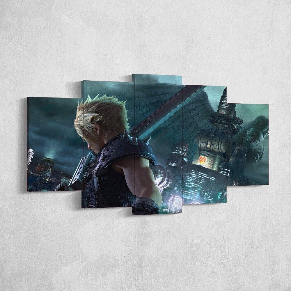 final-fantasy-5-piece-canvas-wall-art-final-fantasy-14-final-fantasy-7-final-fantasy-5-piece-final-fantasy-poster-5-panel-5