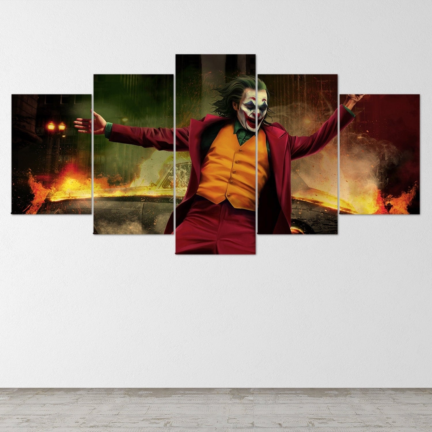 joker-2019-joker-movie-5-piece-canvas-wall-art-joaquin-phoenix-extra-large-wall-art-joker-poster-joker-5-piece-joker-5-panel-