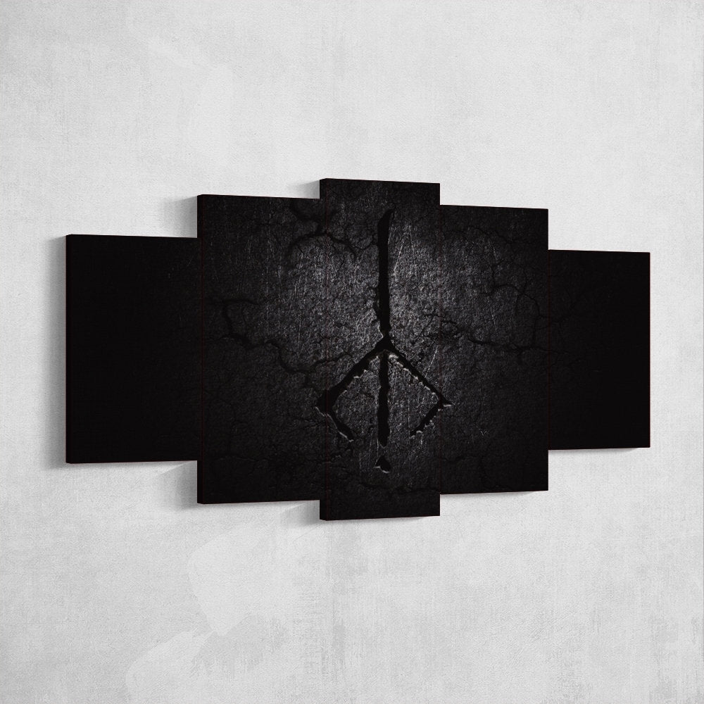 bloodborne-hunters-mark-5-piece-canvas-wall-art-bloodborne-wall-art-bloodborne-hunter-poster-bloodborne-canvas-bloodborne-5-p