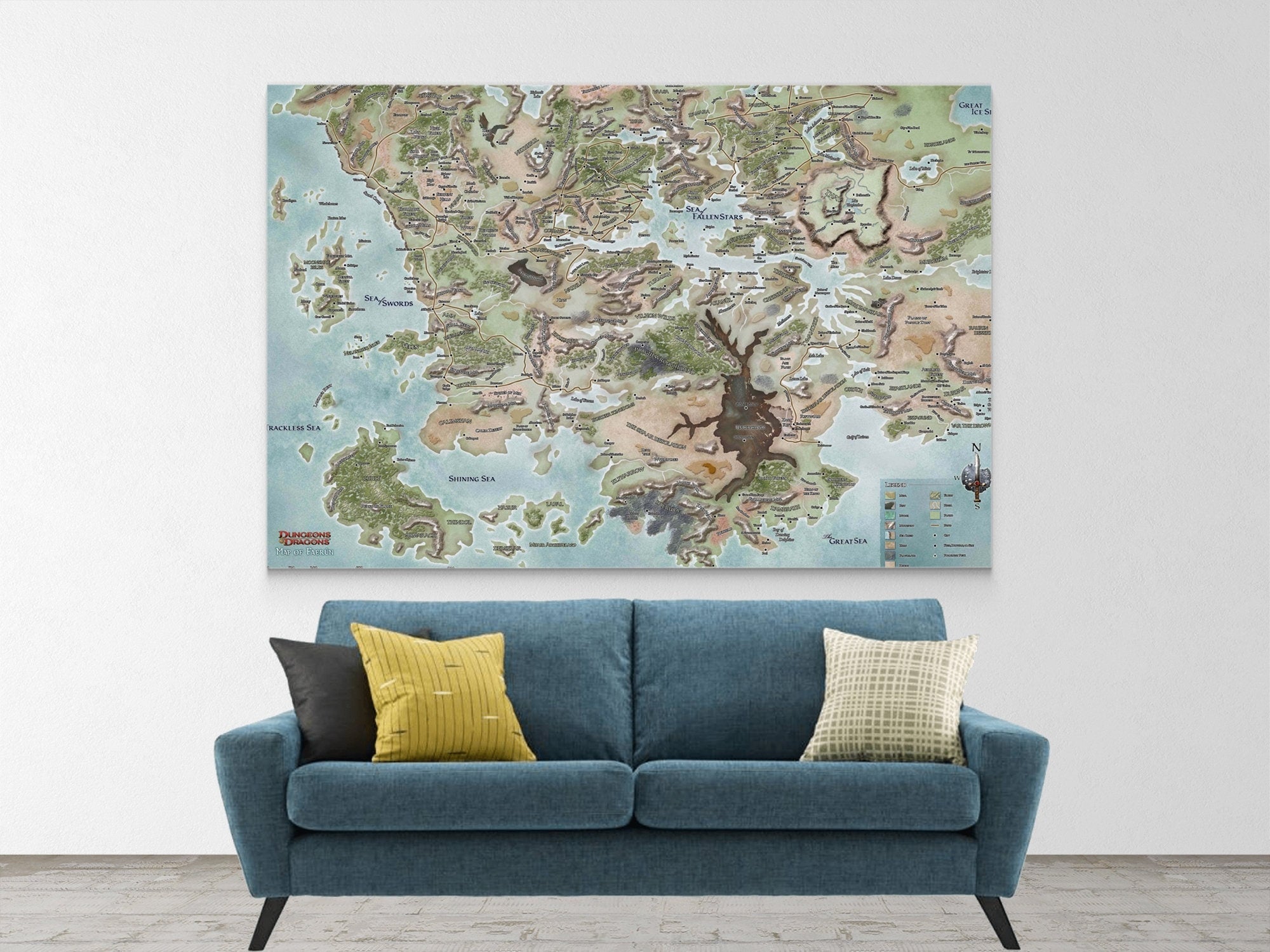 dungeons-dragons-forgotten-realms-map-map-of-fearun-1-piece-canvas-wall-art-dungeons-and-dragons-wall-art-poster-d-and-d-gift