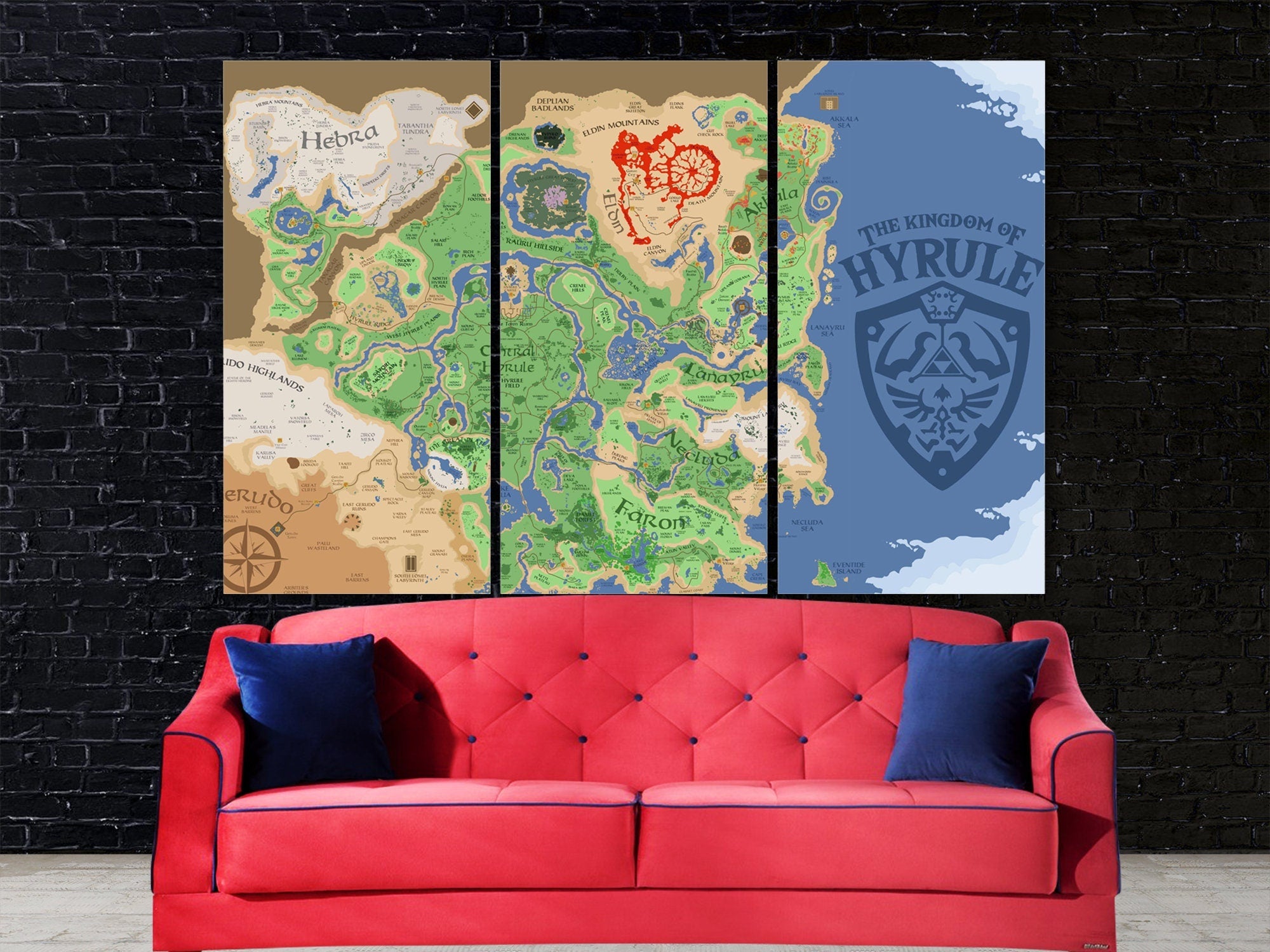 legend-of-zelda-breath-of-the-wild-map-3-piece-canvas-wall-art-legend-of-zelda-wall-art-legend-of-zelda-poster-legend-of-zeld